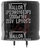 Capacitor;Aluminum Electrolytic;Cap 2200 uF;Tol 20%;Vol-Rtg 50 VDC;Snap-In - 70186341 - Allied Electronics, Inc.