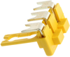 Short Circuit Bridge, 3Pole, Yellow, Tb; Product Range Entrelec Te Connectivity -- 72AC3542