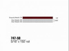 3M Scotchcal 74750 Burgundy Metallic / Silver Metallic Striping Automotive Tape - 5/16 in Width x 150 ft Length - 2 mil Thick - 051141-74750 - R. S. Hughes Company, Inc.
