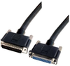 Plastic Armored DB25 Cable, Male/Female, 10 ft - DSA00022-10F - MilesTek Corporation