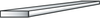 1-1/2" x 1/8" Aluminum Flat Bar -- 1450121 - Image