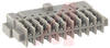 POLARIZED WIREMOUNT SOCKET;GOLD WIPE AREA;22/24AWG;20 CONTACT - 70114670 - Allied Electronics, Inc.