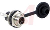 Sealed Power Jack, center pin 0.10, Solder lugs, IP68/NEMA 250 - 70214399 - Allied Electronics, Inc.