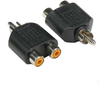 RCA Plug to 2 x RCA Jack Adapter -- 2013-SF-32 - Image