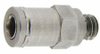 1/8 Inch O.D. Tube to 10-32 Thread, Straight Fitting - PTC-18 - Beswick Engineering Co., Inc.