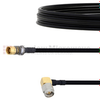 Snap-On BMA Jack to RA SMA Male Cable FM-SR141TBJ Coax in 6 Inch - FMCA1624-6 - Fairview Microwave Inc.