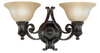 VS9202-LBR Bathroom Fixtures-Two Lights - 740841 - Capital Lighting, Inc.