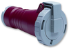 Conn, Mains Socket, 32A, 415V, Red; Current Rating Abb - 41X2848 - Newark, An Avnet Company