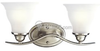 Two-Light Wall Bracket Light Fixture - P3191-09 - bulbs.com