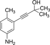 2-(2-Methyl-3-butyn-2-ol)-4-aminotoluene -- 28246 - Image