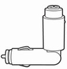 73646-01 Vehicle Charging Adapter for Bluetooth Headsets -  - Tele-Communication, Inc.