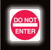 Brady Aluminum Square Reflective White Stop Signs, Traffic Control Signs & Banners Sign - 30 in Width x 30 in Height - Reflective - TEXT: DO NOT ENTER - 95041 - 754476-95041 - R. S. Hughes Company, Inc.