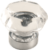 Traditional Glass Knob, Large, Polished Chrome - 814644 - HardwareSource, Inc.