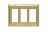 Combination Wall Plate, 1 Toggle Switch & 2 Decorator -- SS1262 - Image