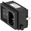 IEC Appliance Inlet C14 with Line Switch 1- or 2-pole -- KP (Switch) - Image