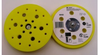 3M Hookit 20425 Soft Yellow Disc Pad - 6 in DIA - 1/2 in Thick - 5/16 - 24 External Thread Attachment - 051141-20425 - R. S. Hughes Company, Inc.