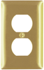 Duplex Receptacle Openings, One Gang, Brass - SB8 - Legrand