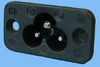 IEC 60320 C6 Screw Mount Inlet - 83011520 - Interpower
