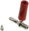 Banana Plug, 15A, Stud, Red; Gender Abbatron Hh Smith - 82T5299 - Newark, An Avnet Company