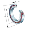 Super Precision Angular Contact Bearings - B7006-E-T-P4S-DUM - Pacific International Bearing, Inc.