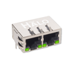 Modular/Ethernet Connector (RJ45) Jacks With Magnetics - 5843-HFJ12-E2450ER-L11RL-ND - DigiKey