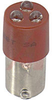 Lamp, LED;T-1-3/4;BA9S;Red;400mcd;Bayonet;10mm;28VAC/VDC;9/17mA;630nm;25mm - 70011866 - Allied Electronics, Inc.