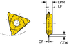CoroMill&reg; 328 insert for thread milling -- 328R13-400 VM-TH 1025 - Image