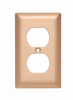 Duplex Receptacle Openings, One Gang, Brushed Bronze -- SB8BZ - Image