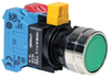 Pb Switch, Spst-No/nc, 10A, 110Vac/panel; Product Range Idec - 24AJ5235 - Newark, An Avnet Company