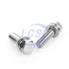 hardware/fasteners/sealing >> outer Hex bolt flat spring pad tri-combination -- GB9074.17 M5-0.8X12 304 B - Image
