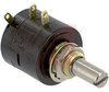 Pot;Wirewound;Rest 10 Kilohms;Panel;3 Turns;Pwr-Rtg 1W;Shaft Dia 0.25in - 70089282 - Allied Electronics, Inc.