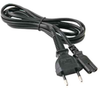 6ft NBR 6147 Brazil standard 2 pin plug to IEC C7 with H05VVH2-F 0.75mm2 wire power cord -- P-ZIP-06B-BR - Image
