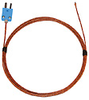 Digi-Sense Type-T, Fiberglass-Insulated Probe, Mini Connector, Exposed, 10Ft 24-Gauge -- GO-08512-83