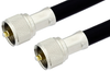 UHF Male to UHF Male Cable 24 Inch Length Using PE-C400 Coax - PE35021-24 - Pasternack