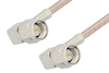 SMA Male Right Angle to SMA Male Right Angle Cable 18 Inch Length Using RG316 Coax, LF Solder - PE3515LF-18 - Pasternack