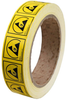 Label, 25.4Mm X 25.4Mm, Black/yellow; Label Type Desco - 05X0177 - Newark, An Avnet Company
