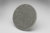 3M Scotch-Brite XL-UR Unitized Aluminum Oxide Soft Deburring Wheel - Medium Grade - Quick Change Attachment - 3 in Diameter - 17186 -- 048011-17186 - Image