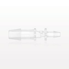 Straight Reducer Connector, Barbed, Natural - 61222 - Qosina Corp.