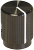 Straight Knurled Knob W/ Line Ind 6.38Mm; Shaft Type Alcoswitch Te Connectivity - 20F949 - Newark, An Avnet Company