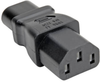 IEC C8 to IEC C13 Power Cord Adapter - 10A, 125V, Black -- P003-000