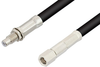 SMC Plug to SMC Jack Bulkhead Cable 60 Inch Length Using RG58 Coax, RoHS - PE34503LF-60 - Pasternack