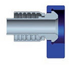 F Series Male Hammer Union Fig. 1502 Integral Fitting with Lug Nut (One-Piece No-Skive) -- F-3232-MHUN - Image