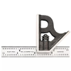 Combination Squares - 8ths, 16ths, 32nds, 64ths;101.6 mm;Steel -- STR-C11H44R - Image