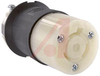 Connector Body; 20 A; 277 VAC; L7-20R (NEMA); Black/White; 0.360 to 0.930 in. - 70116404 - Allied Electronics, Inc.