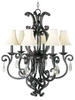 31005CU/CRY083/SHD62 Mid. Chandeliers-Candle - 697230 - Capital Lighting, Inc.