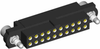 3+3 Pos. Female DIL 22 AWG Cable Conn. Kit, Jackscrews - M80-4D10605FB - Harwin Plc