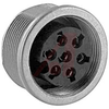 Connector, IP68 Watertight Locking; 7; 5 A; 250 VAC; 10^13 Ohms; -2 pF; 9.2 mm - 70151616 - Allied Electronics, Inc.