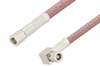 SMC Plug to SMC Plug Right Angle Cable 48 Inch Length Using RG142 Coax, RoHS - PE33660LF-48 - Pasternack