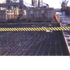 Reinforced Barricade Tape (Black on Yellow; (black & yellow diagonal warning stripes)) - 754476-91104 - R. S. Hughes Company, Inc.