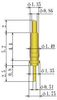 Single Ended Probe Pin - 8YJ1552G-2HT - JC Cherry, Inc.